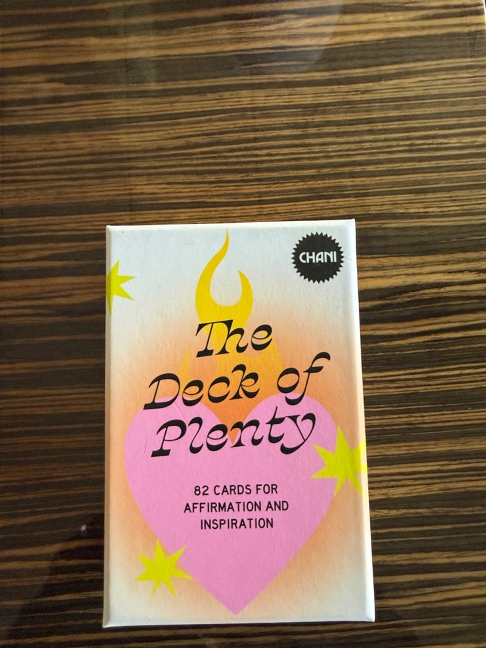 The Deck of Plenty - Pink & Yellow Affirmation Card Deck